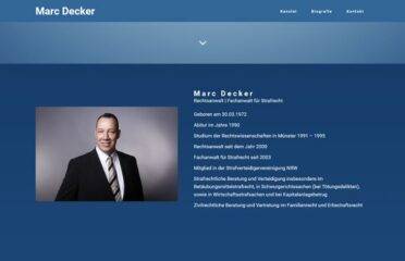 Rechtsanwalt Marc Decker